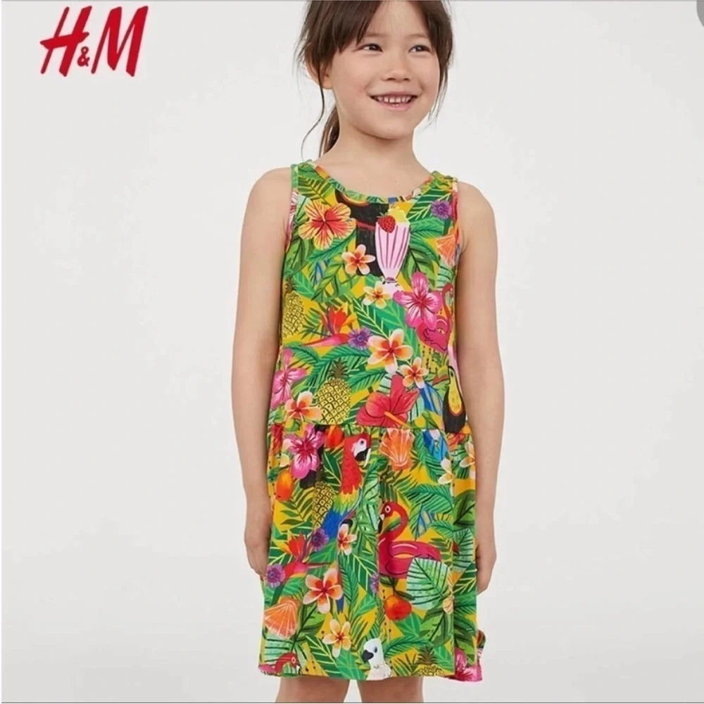 Emma Jayne x H&M Floral Tropical Sleeveless Dress
